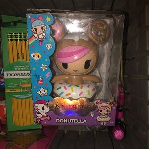 Brown and Pink Donutella Doll with Accessories